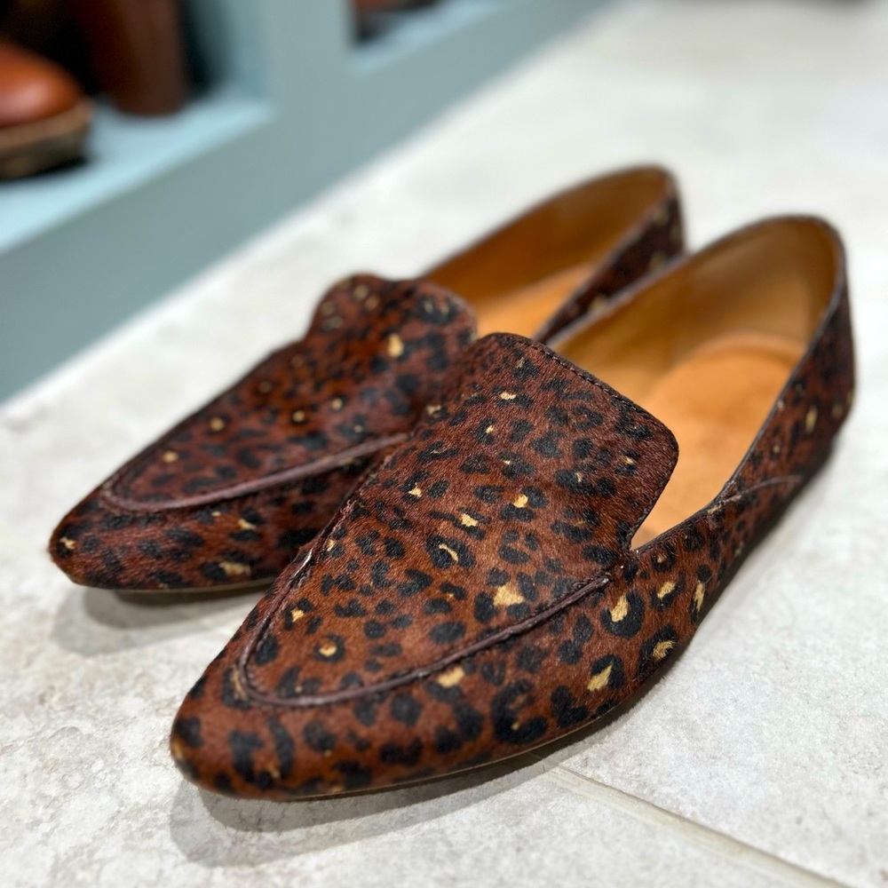 Madewell leopard loafers